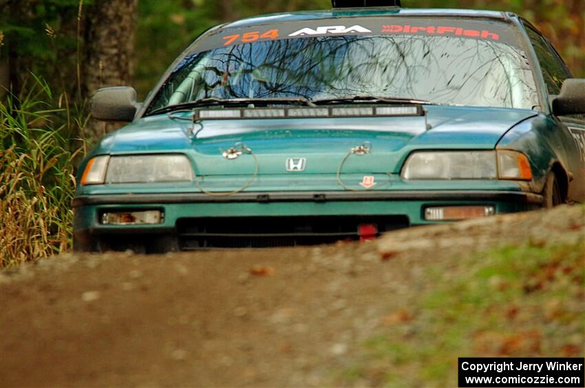 Burke Davis / Mohammad Salehi Honda CRX on SS13, Herman-Nestoria II.