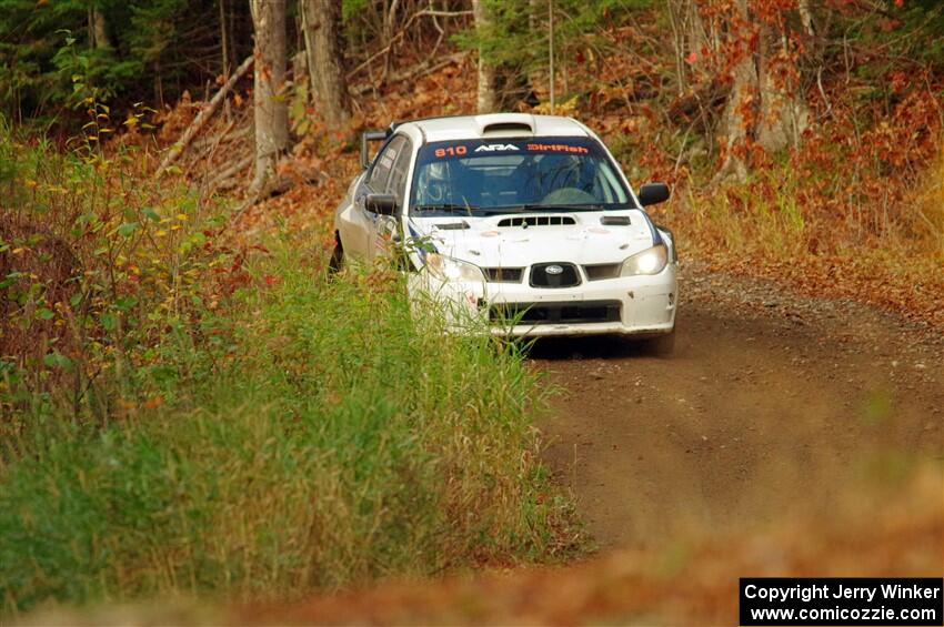 Brad Hayosh / Neil Moser Subaru WRX STi on SS13, Herman-Nestoria II.