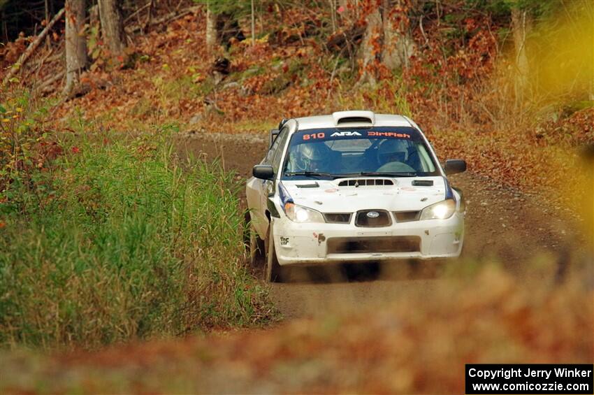 Brad Hayosh / Neil Moser Subaru WRX STi on SS13, Herman-Nestoria II.