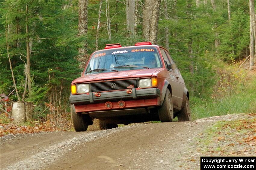 Jacob Bell / Steve Hertz VW GTI on SS13, Herman-Nestoria II.