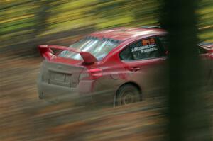 Phil Wearn / Jack Gillow-Wiles Subaru WRX STi on SS14, Mount Marquette.