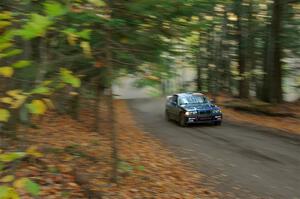 Ryan George / Heather Stieber-George BMW M3 on SS14, Mount Marquette.