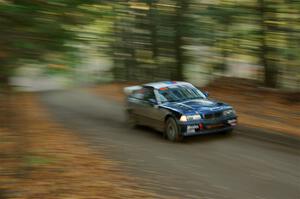 Ryan George / Heather Stieber-George BMW M3 on SS14, Mount Marquette.