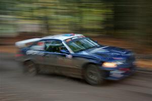 Ryan George / Heather Stieber-George BMW M3 on SS14, Mount Marquette.