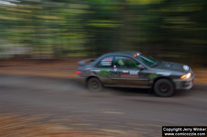 Jordan Locher / Tom Addison Subaru Impreza 2.5RS on SS14, Mount Marquette.