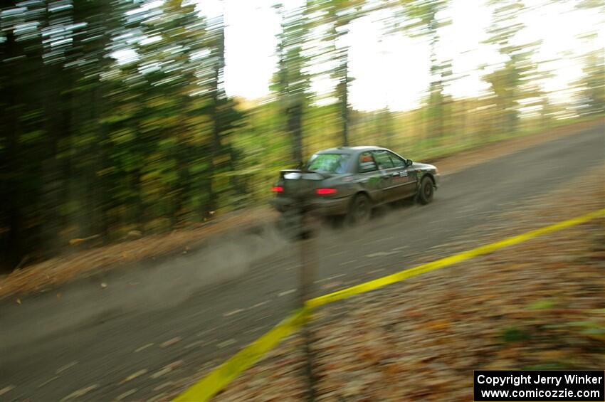 Jordan Locher / Tom Addison Subaru Impreza 2.5RS on SS14, Mount Marquette.