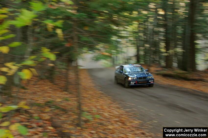 Ryan George / Heather Stieber-George BMW M3 on SS14, Mount Marquette.