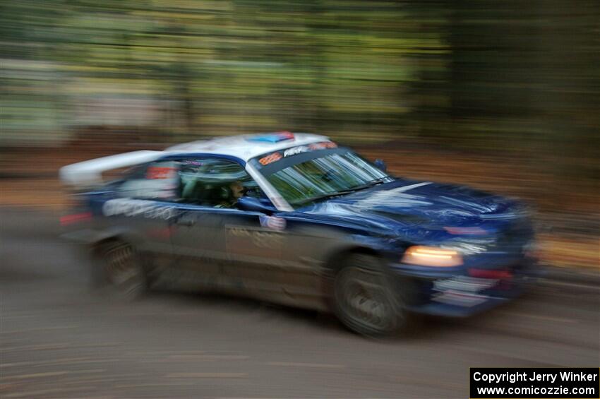 Ryan George / Heather Stieber-George BMW M3 on SS14, Mount Marquette.