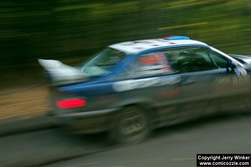 Ryan George / Heather Stieber-George BMW M3 on SS14, Mount Marquette.