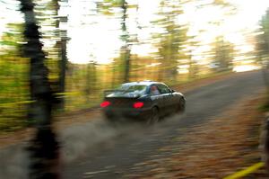 Ryan George / Heather Stieber-George BMW M3 on SS14, Mount Marquette.