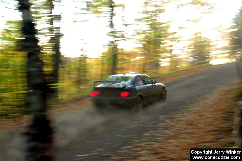 Ryan George / Heather Stieber-George BMW M3 on SS14, Mount Marquette.