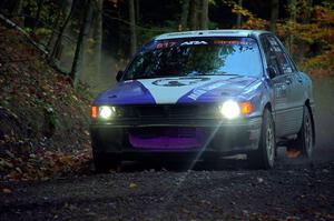 Michael Miller / Angelica Miller Mitsubishi Galant VR-4 on SS14, Mount Marquette.