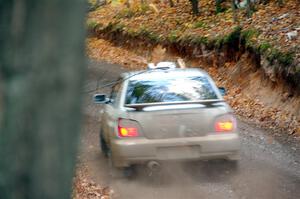 Vivian Campbell / Michael Hordijk Subaru Impreza on SS14, Mount Marquette.