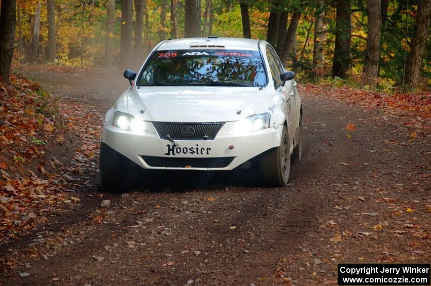 Nigel Maidment / Matt Vaught Lexus IS350 on SS14, Mount Marquette.