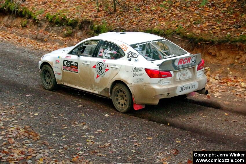 Nigel Maidment / Matt Vaught Lexus IS350 on SS14, Mount Marquette.