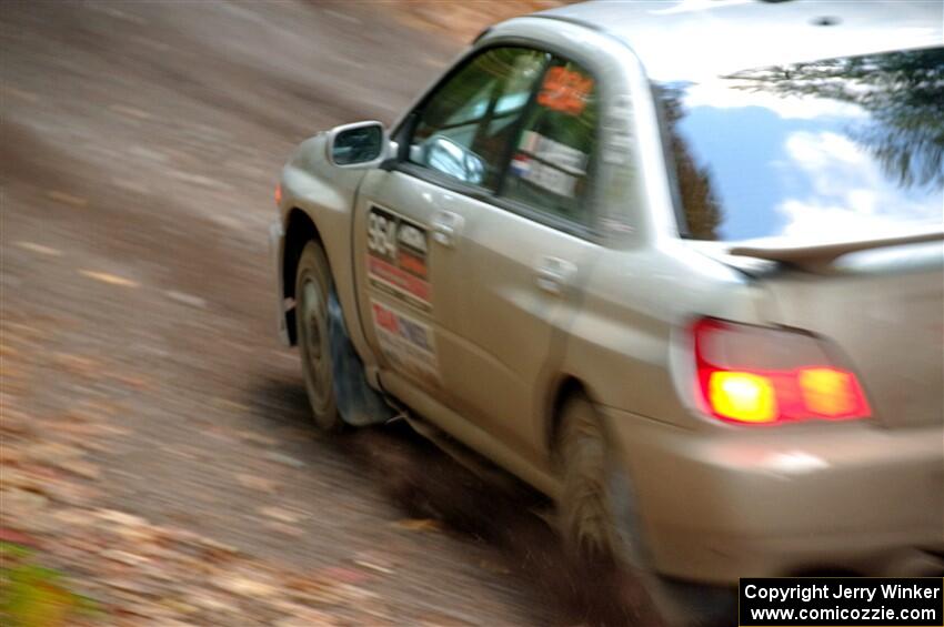 Vivian Campbell / Michael Hordijk Subaru Impreza on SS14, Mount Marquette.