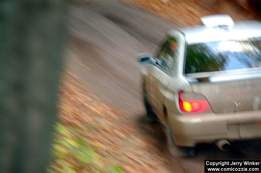 Vivian Campbell / Michael Hordijk Subaru Impreza on SS14, Mount Marquette.