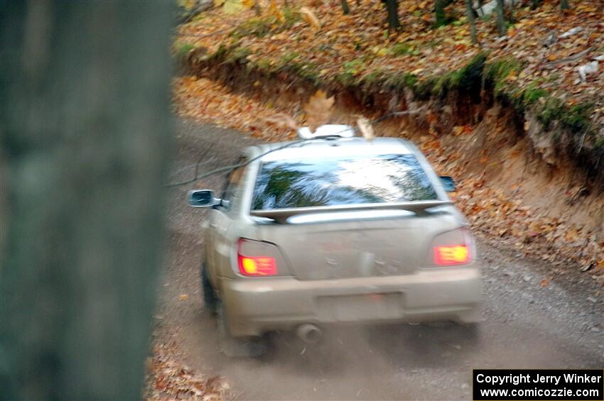 Vivian Campbell / Michael Hordijk Subaru Impreza on SS14, Mount Marquette.