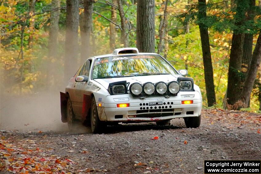 Kevin Schmidt / Kyle Roberts Mazda RX-7 on SS14, Mount Marquette.