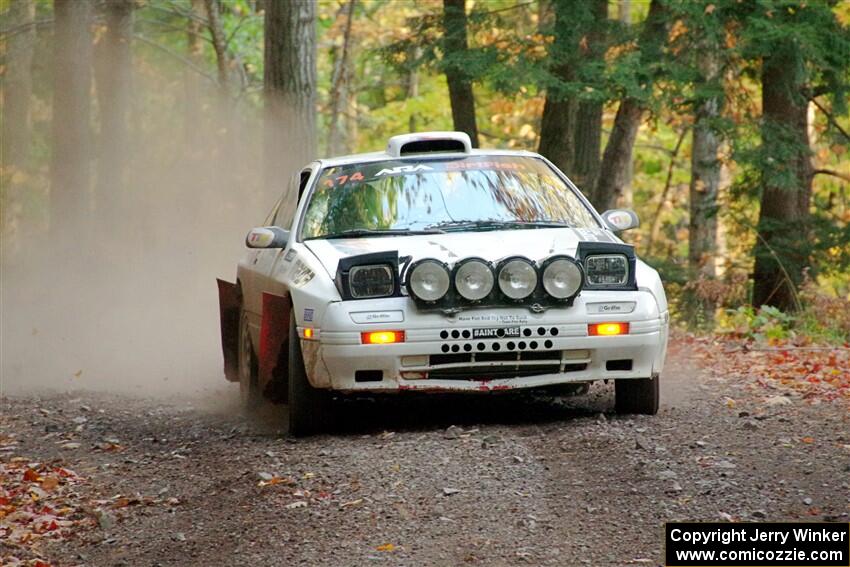 Kevin Schmidt / Kyle Roberts Mazda RX-7 on SS14, Mount Marquette.