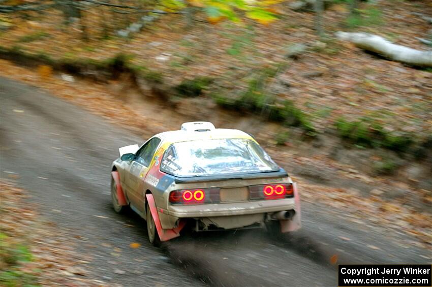 Kevin Schmidt / Kyle Roberts Mazda RX-7 on SS14, Mount Marquette.