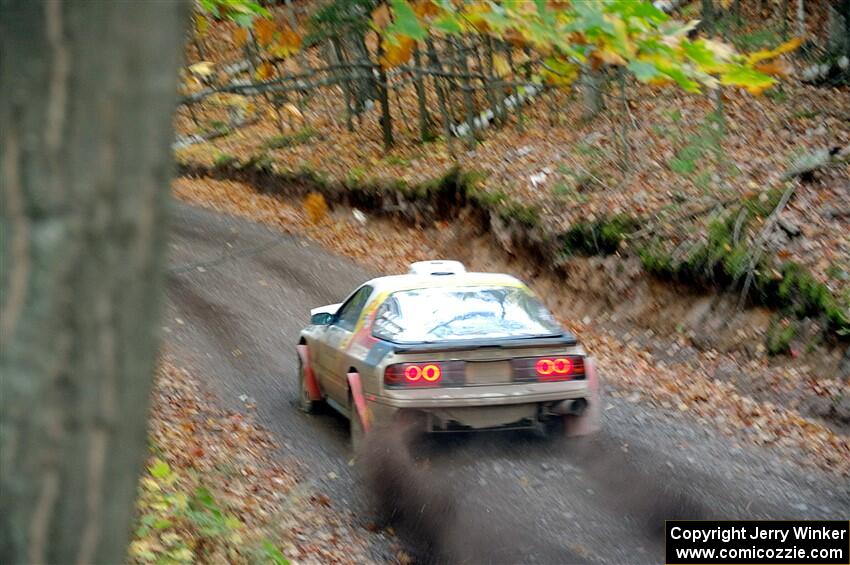 Kevin Schmidt / Kyle Roberts Mazda RX-7 on SS14, Mount Marquette.