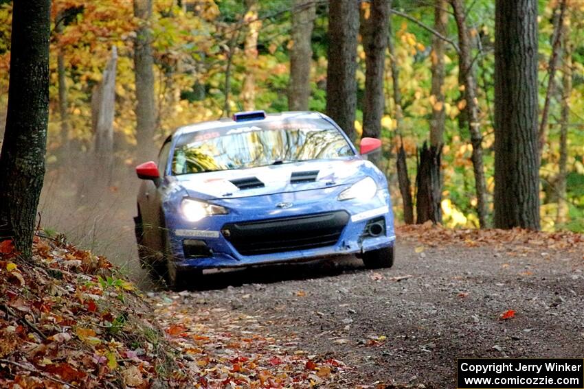 Santiago Iglesias / R.J. Kassel Subaru BRZ on SS14, Mount Marquette.