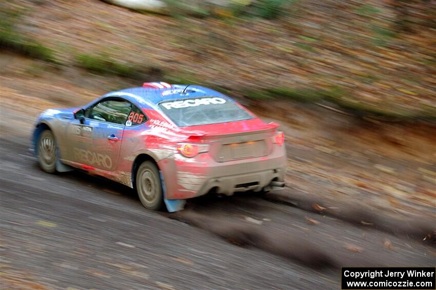 Santiago Iglesias / R.J. Kassel Subaru BRZ on SS14, Mount Marquette.