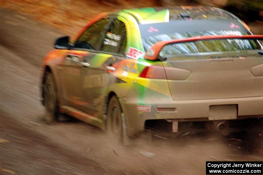 Sumit Panjabi / Alix Hakala Mitsubishi Lancer Evo X on SS14, Mount Marquette.