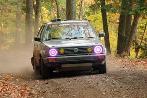 Cory Grant / Kevin Forde VW Jetta on SS14, Mount Marquette.