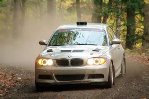Mike Cadwell / Jimmy Veatch BMW 135i on SS14, Mount Marquette.