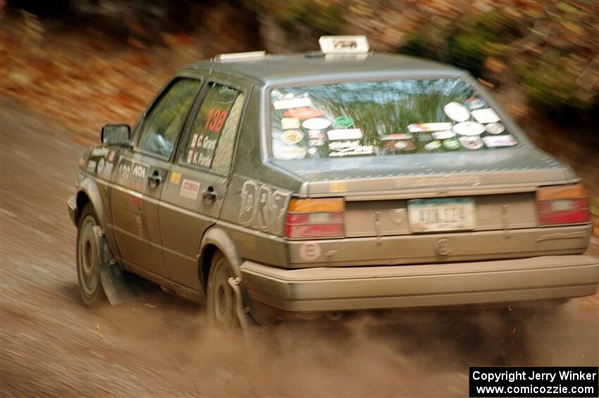 Cory Grant / Kevin Forde VW Jetta on SS14, Mount Marquette.