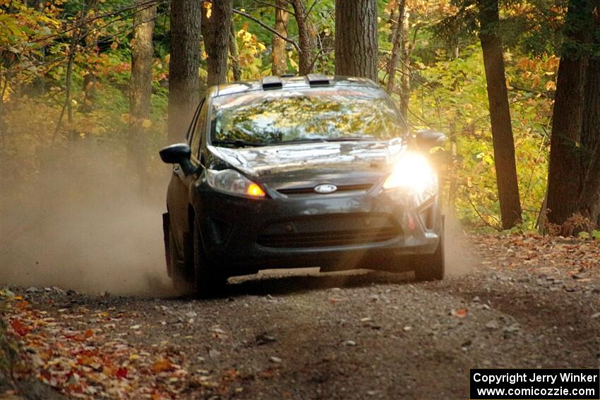 Patrick Gruszka / Zach Pfeil Ford Fiesta on SS14, Mount Marquette.