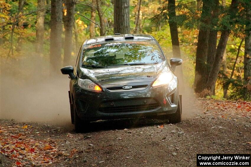 Patrick Gruszka / Zach Pfeil Ford Fiesta on SS14, Mount Marquette.