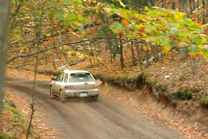 Aidan Hicks / John Hicks Subaru Impreza Wagon on SS14, Mount Marquette.