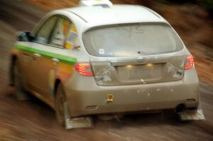 Sam Jacques / Trevor LaCombe Subaru Impreza on SS14, Mount Marquette.