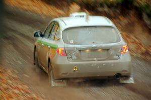 Sam Jacques / Trevor LaCombe Subaru Impreza on SS14, Mount Marquette.