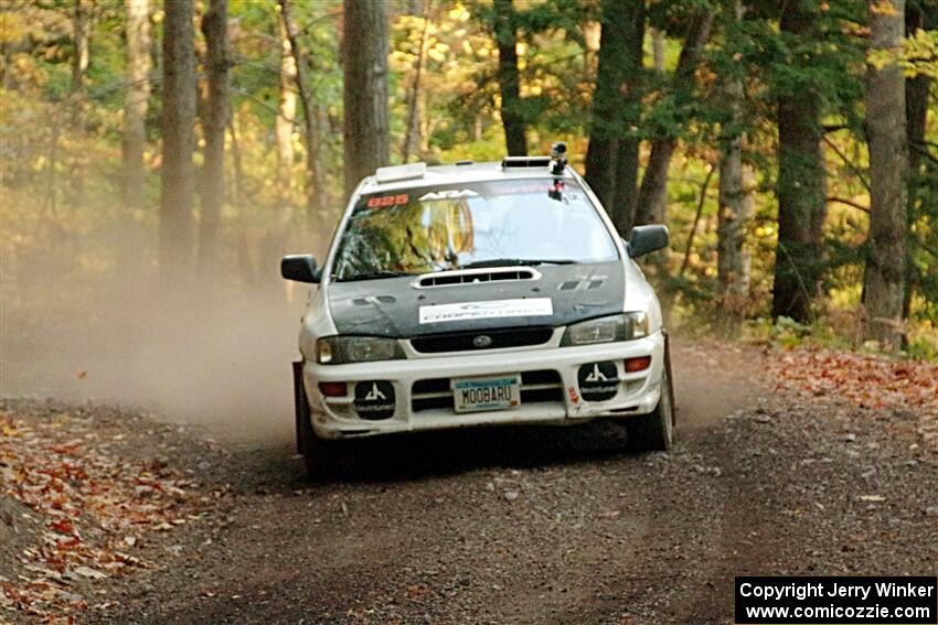 Aidan Hicks / John Hicks Subaru Impreza Wagon on SS14, Mount Marquette.