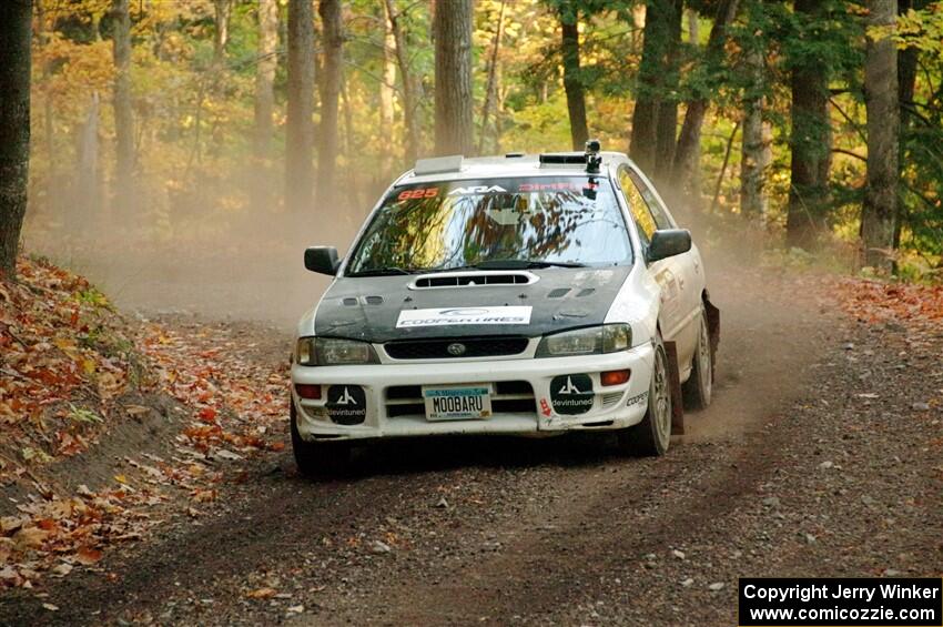 Aidan Hicks / John Hicks Subaru Impreza Wagon on SS14, Mount Marquette.