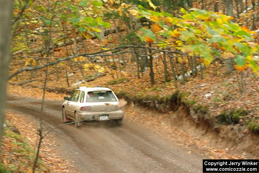 Aidan Hicks / John Hicks Subaru Impreza Wagon on SS14, Mount Marquette.