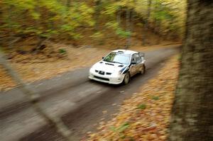 Brad Hayosh / Neil Moser Subaru WRX STi on SS14, Mount Marquette.