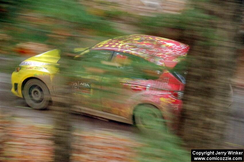 Scott Putnam / Katie Gingras Subaru WRX STi on SS14, Mount Marquette.