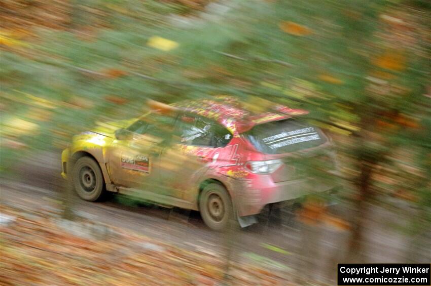 Scott Putnam / Katie Gingras Subaru WRX STi on SS14, Mount Marquette.