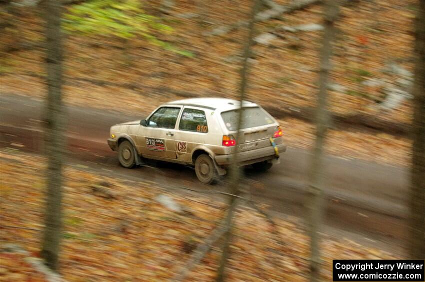 Matt Brettschneider / Kyle Cooper VW Golf on SS14, Mount Marquette.