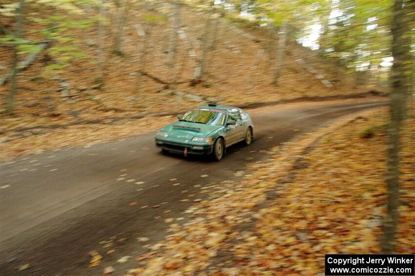 Burke Davis / Mohammad Salehi Honda CRX on SS14, Mount Marquette.