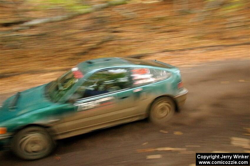 Burke Davis / Mohammad Salehi Honda CRX on SS14, Mount Marquette.