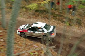 Chris Barribeau / Alex Ferencz Subaru Impreza RS on SS14, Mount Marquette.