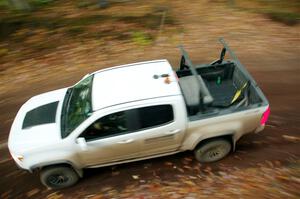 A Chevy Colorado ZR2 Pickup sweeps SS14, Mount Marquette.