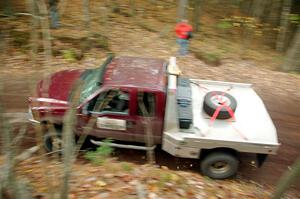 A Ford F-350 Pickup sweeps SS14, Mount Marquette.