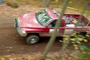 A Dodge Ram 1500 sweeps SS14, Mount Marquette.